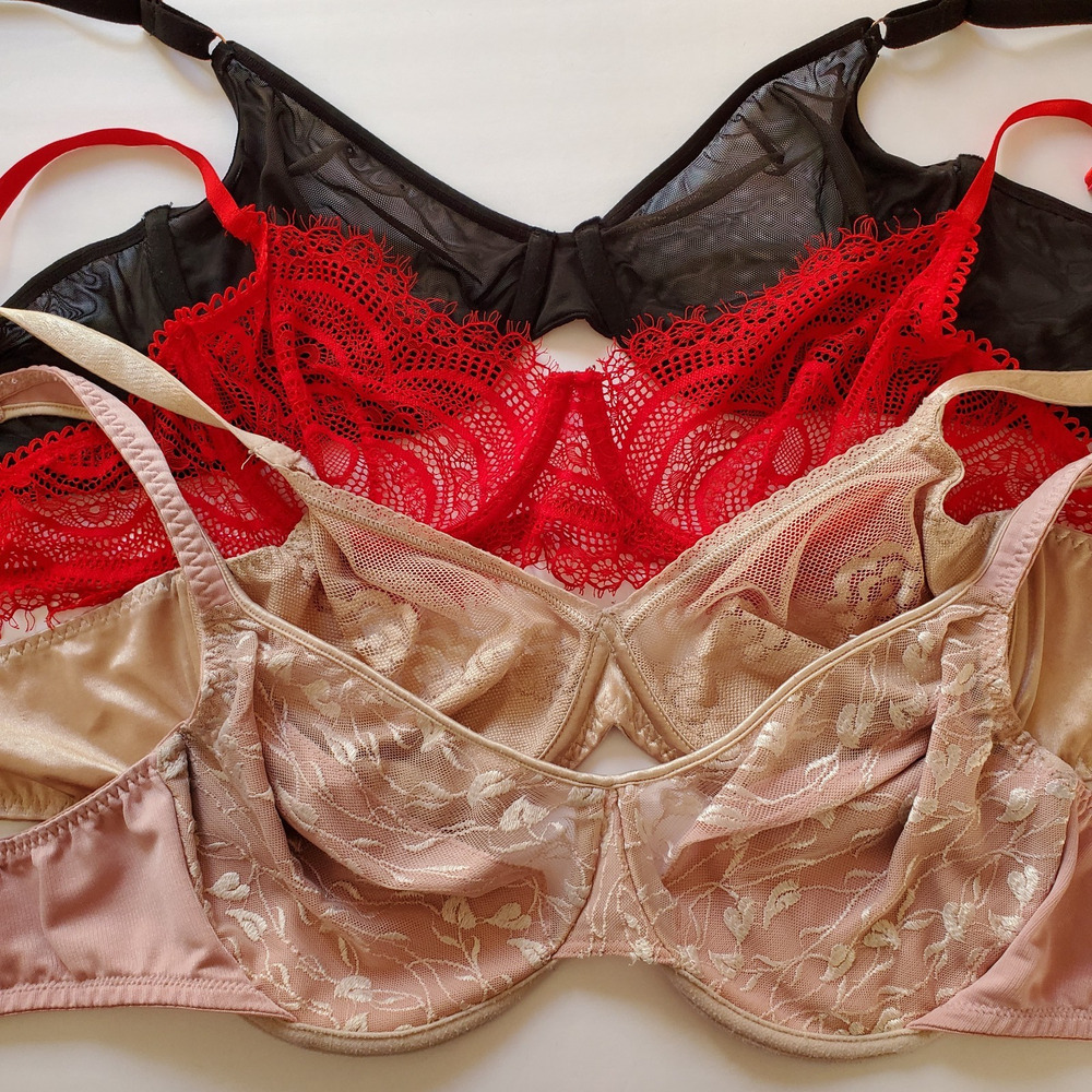 Vintage Bra Lot of 4 Underwire Vanity Fair Playtex Secret Treasures Size 40C